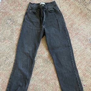 Abercrombie curve love 90s straight ultra high rise